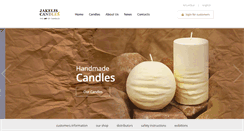 Desktop Screenshot of candles.lt