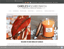 Tablet Screenshot of candles.se